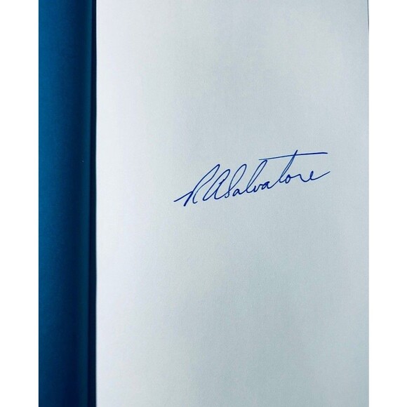 SIGNED ~ THE ANCIENT by R.A. Salvatore (2008, Hardcover) 1st/1st w/Interview CD - Picture 3 of 5